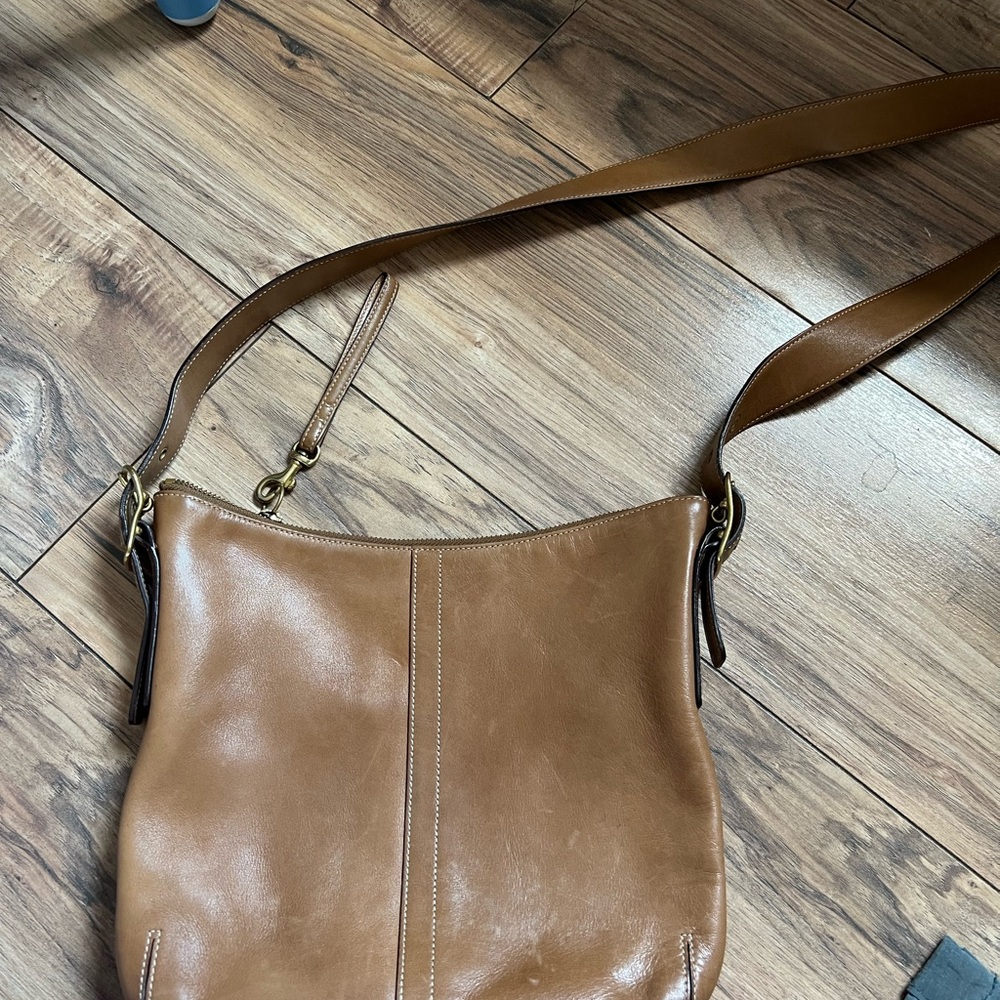Coach Brown Leather Shoulder Bag
